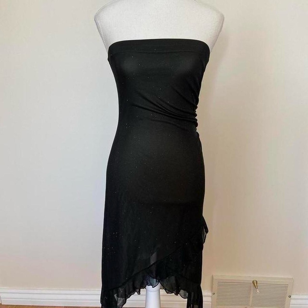 Taboo Black Strapless Dress